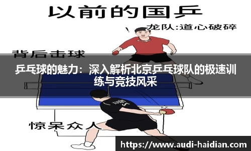 乒乓球的魅力：深入解析北京乒乓球队的极速训练与竞技风采